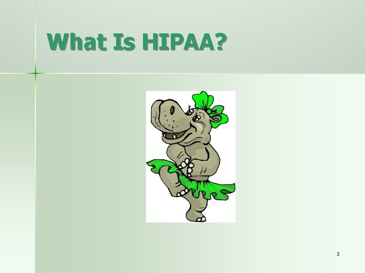 What Is HIPAA? 3 