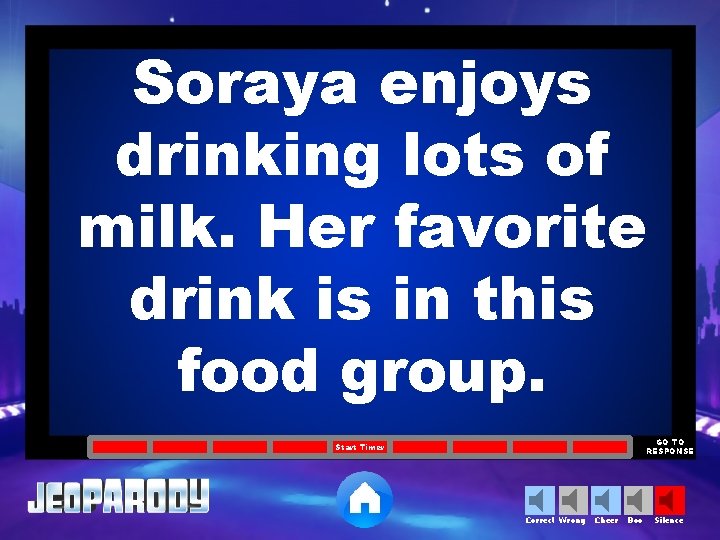 Soraya enjoys drinking lots of milk. Her favorite drink is in this food group.