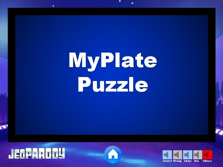 My. Plate Puzzle Correct Wrong Cheer Boo Silence 