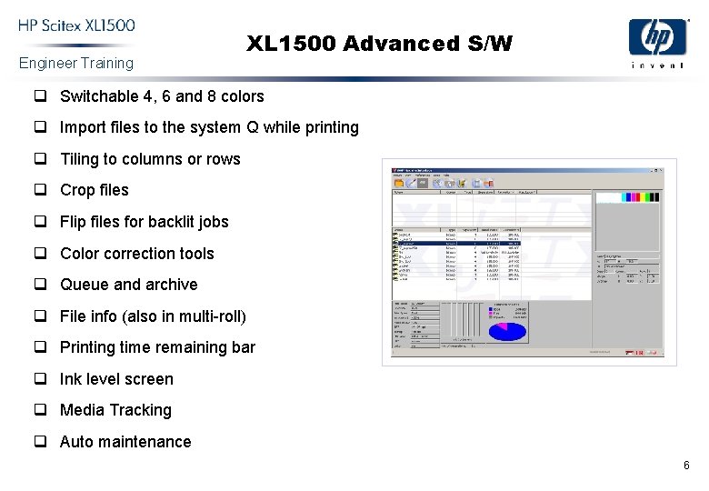 Engineer Training XL 1500 Advanced S/W q Switchable 4, 6 and 8 colors q