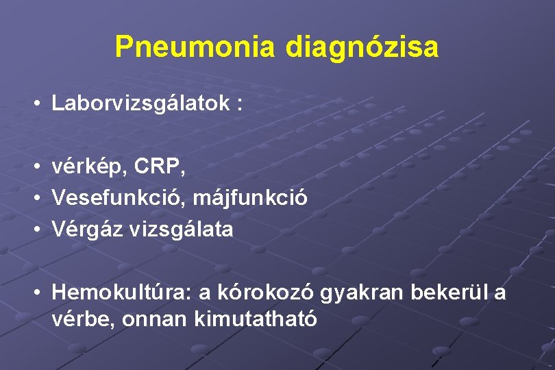 pneumonia kezelésében során cukorbetegség