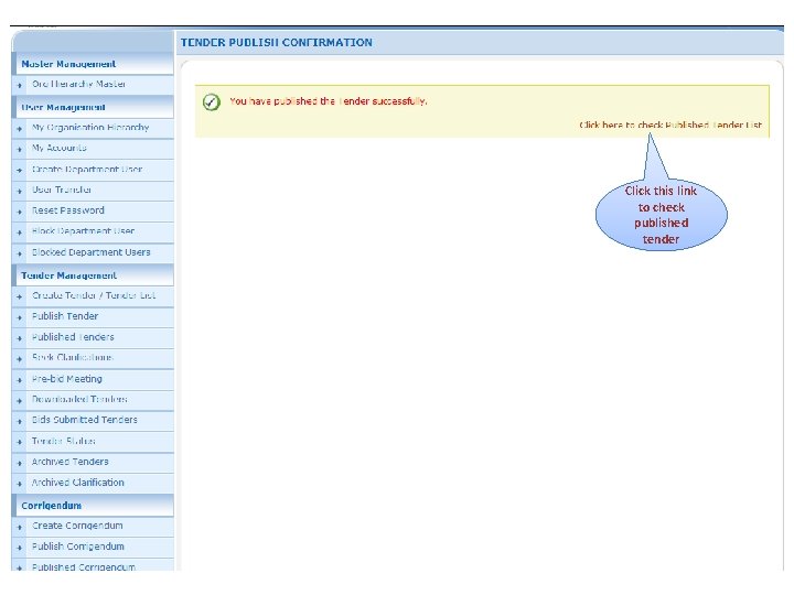 Click this link to check published tender 