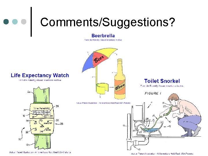 Comments/Suggestions? 