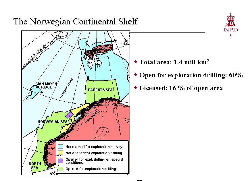 The Norwegian Continental Shelf -30° -20° -10° 0° 10° 20° 30° 40° 50° 80°