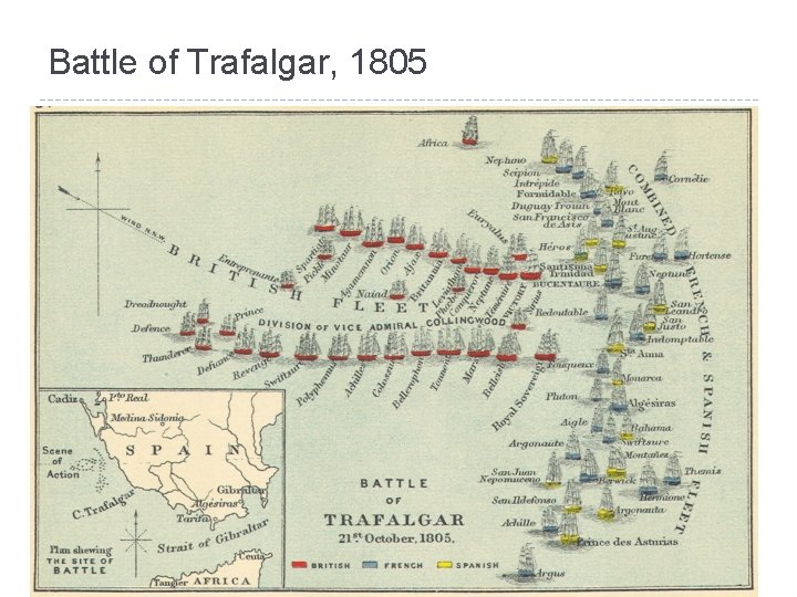 Battle of Trafalgar, 1805 