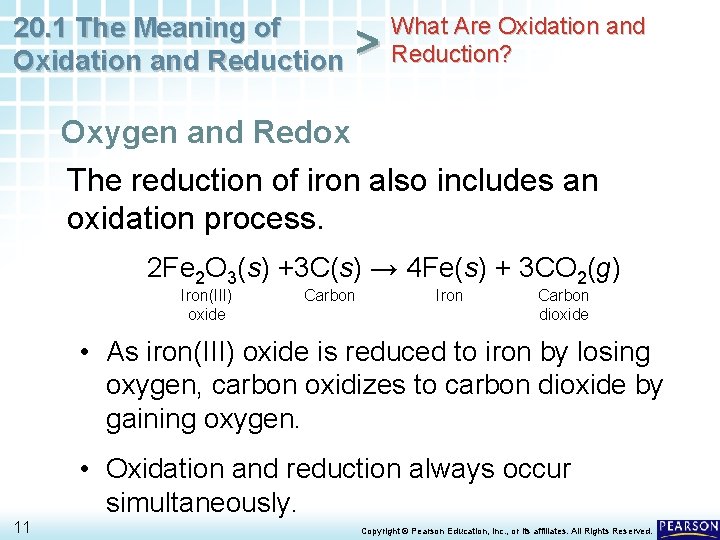 20. 1 The Meaning of Oxidation and Reduction > What Are Oxidation and Reduction?