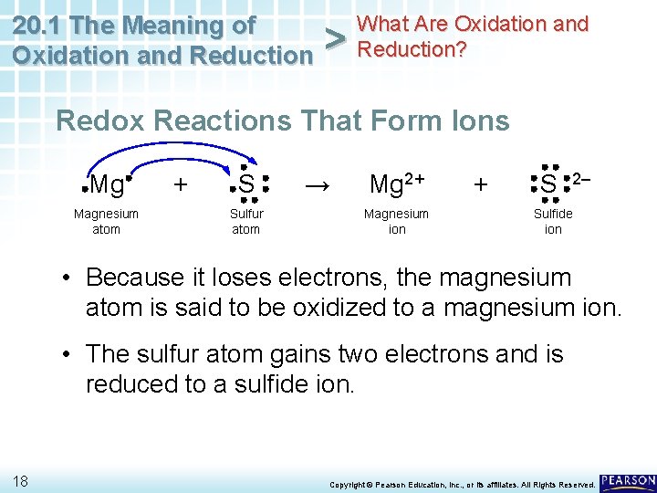 20. 1 The Meaning of Oxidation and Reduction > What Are Oxidation and Reduction?