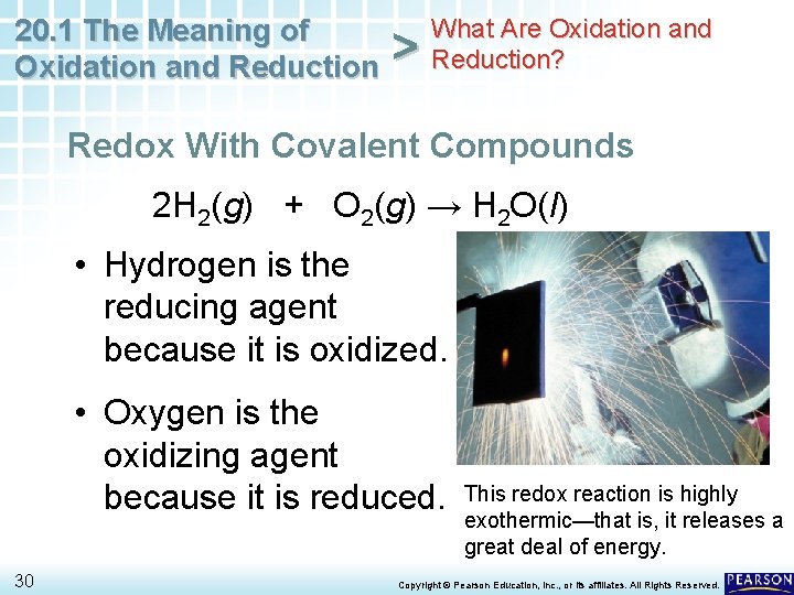 20. 1 The Meaning of Oxidation and Reduction > What Are Oxidation and Reduction?