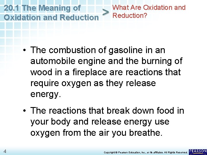 20. 1 The Meaning of Oxidation and Reduction > What Are Oxidation and Reduction?