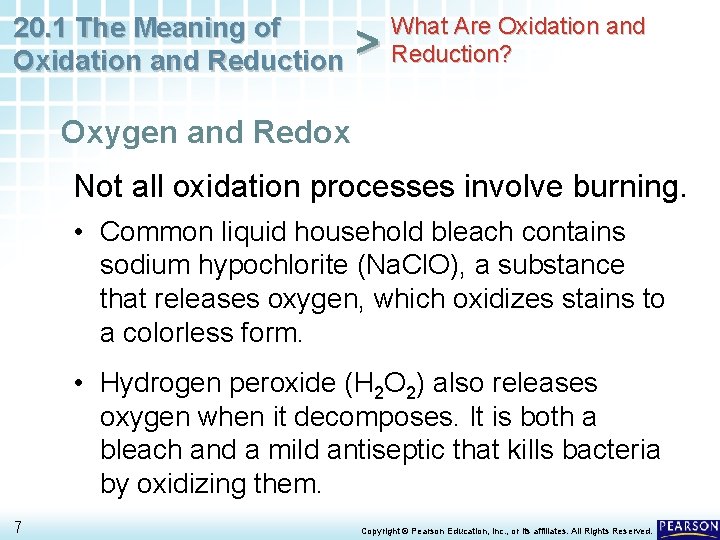20. 1 The Meaning of Oxidation and Reduction > What Are Oxidation and Reduction?