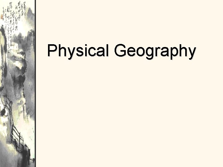 Physical Geography 