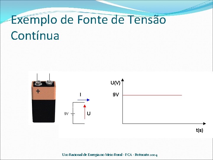 Exemplo de Fonte de Tensão Contínua Uso Racional de Energia no Meio Rural -