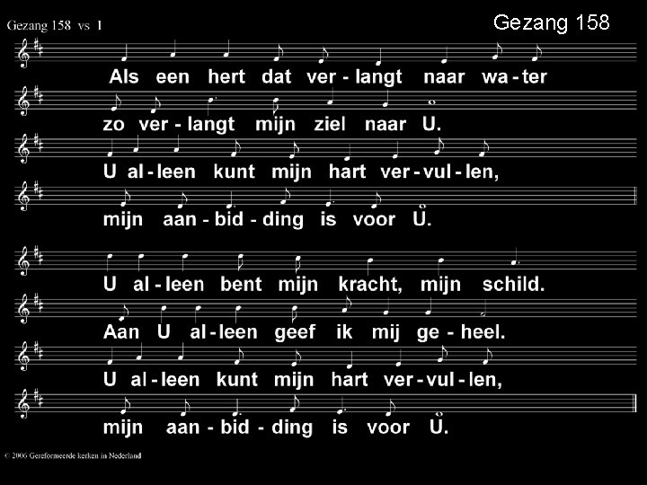 Gezang 158 