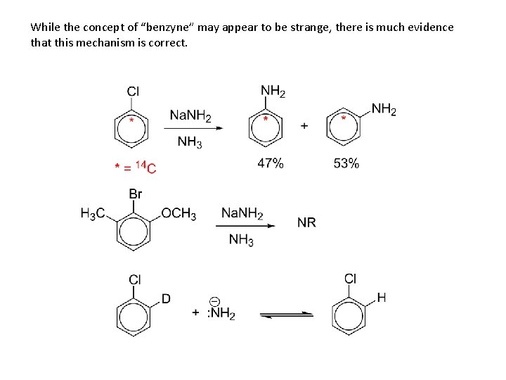 While the concept of “benzyne” may appear to be strange, there is much evidence