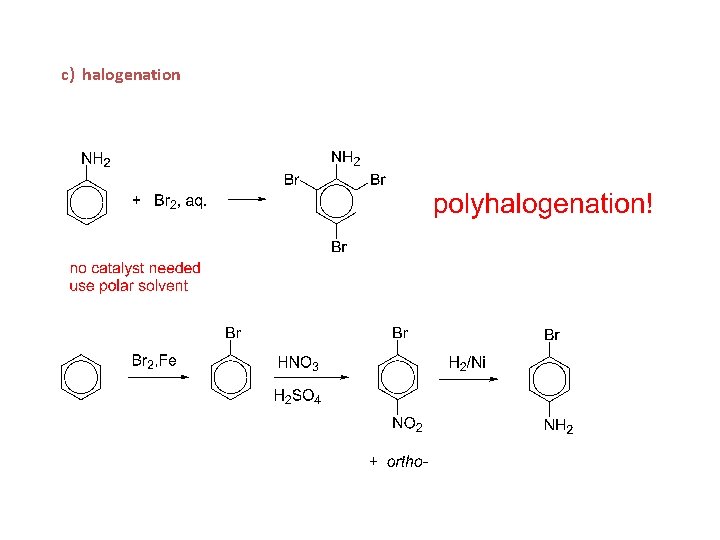 c) halogenation 