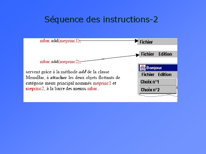 Séquence des instructions-2 