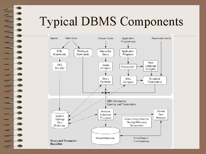 Typical DBMS Components 