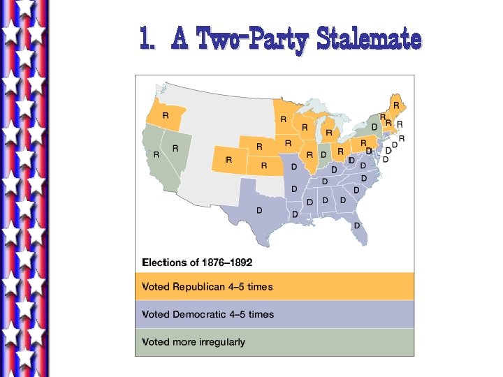 1. A Two-Party Stalemate 1. A Two-Party Stalemate