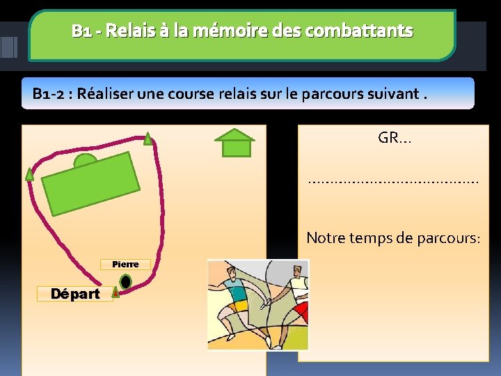 B 1 - Relais à la mémoire des combattants B 1 -2 : Réaliser