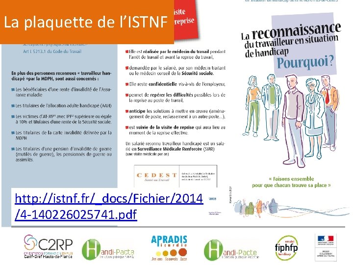 La plaquette de l’ISTNF http: //istnf. fr/_docs/Fichier/2014 /4 -140226025741. pdf 