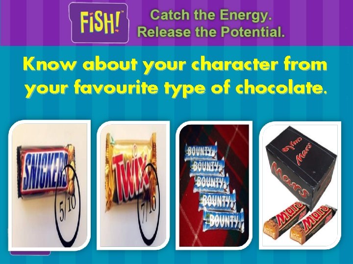 Know about your character from your favourite type of chocolate. 