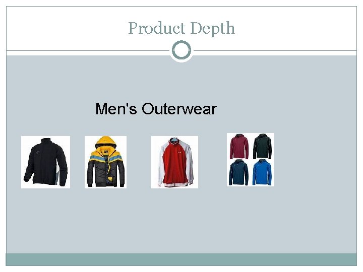 Product Depth Men's Outerwear 