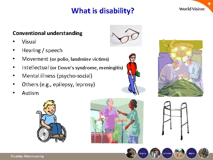 Understanding Diability Disability Inclusion in Development World Vision International 17