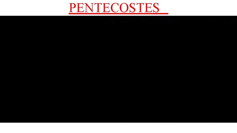 PENTECOSTES 