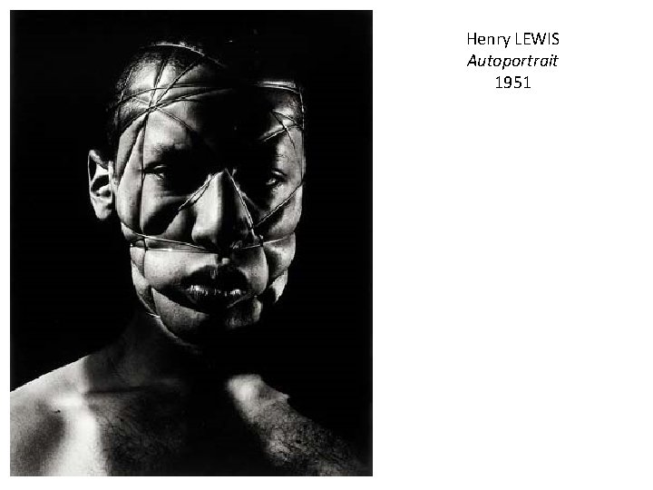 Henry LEWIS Autoportrait 1951 