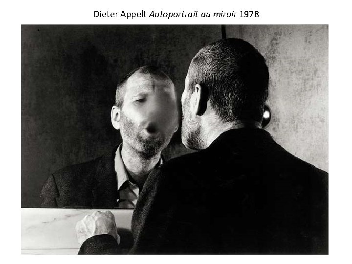 Dieter Appelt Autoportrait au miroir 1978 