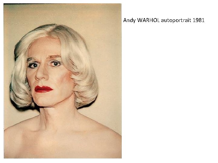 Andy WARHOL autoportrait 1981 