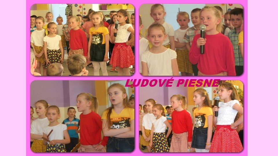 ĽUDOVÉ PIESNE 