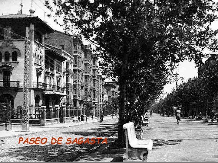 PASEO DE SAGASTA 