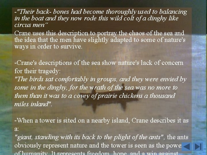 -"Their back- bones had become thoroughly used to balancing in the boat and they