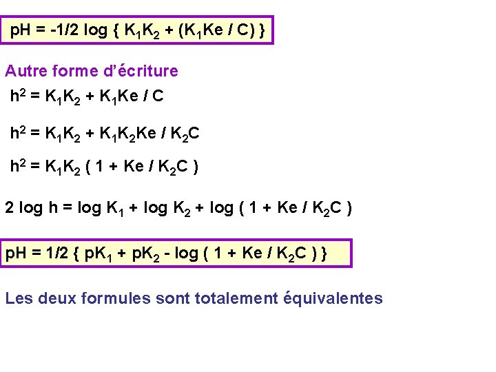  p. H = -1/2 log { K 1 K 2 + (K 1