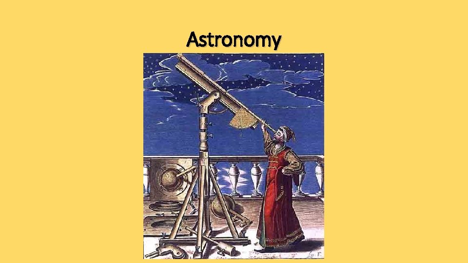 Astronomy 