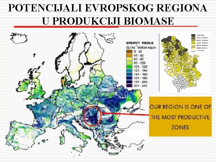 POTENCIJALI EVROPSKOG REGIONA U PRODUKCIJI BIOMASE 