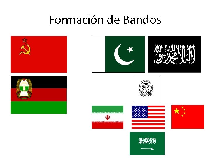 Formación de Bandos 