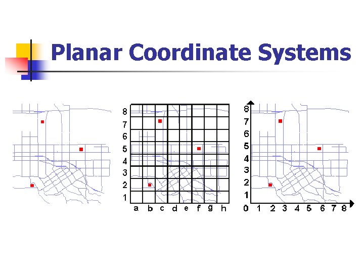 Planar Coordinate Systems 