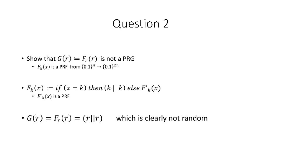 Question 2 • 