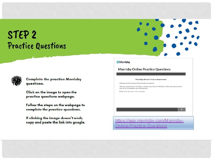 https: //app. morrisby. com/Morrisby. Online-Practice-Questions 
