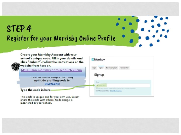 https: //app. morrisby. com/account/signup 