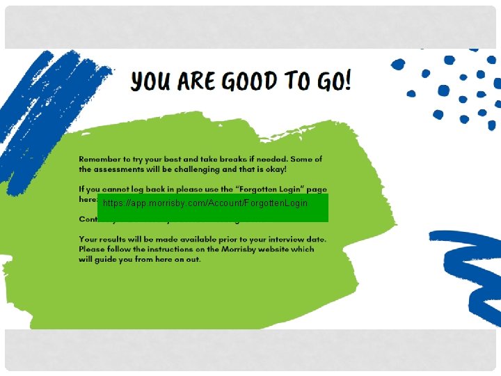 https: //app. morrisby. com/Account/Forgotten. Login 