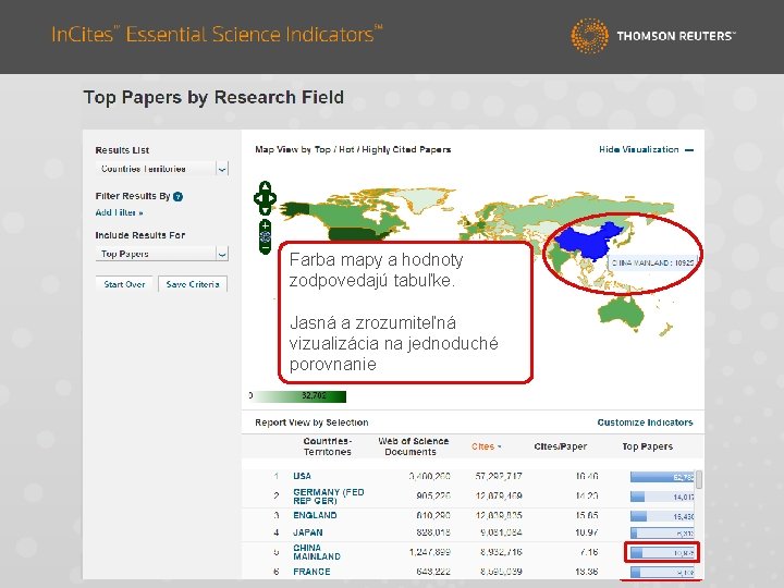 Select more than one subject area to create a hybrid set of Farba mapy