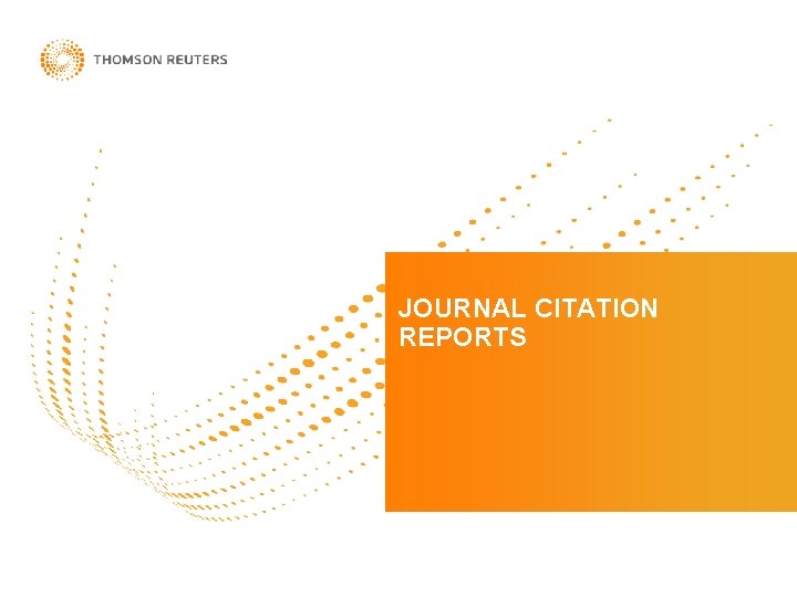 JOURNAL CITATION REPORTS 