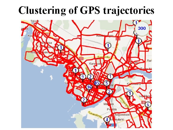 Clustering of GPS trajectories 
