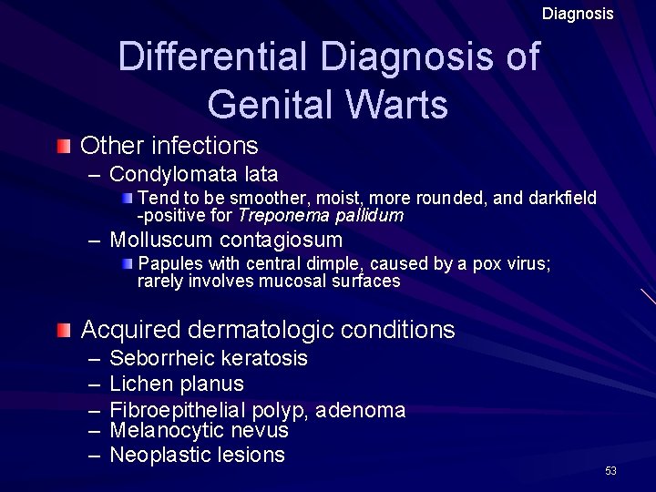 Hpv virus or warts, Hpv warts diagnosis