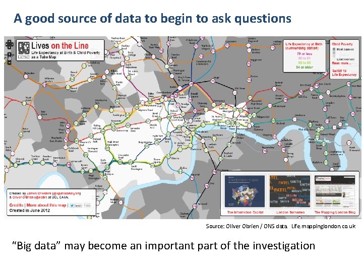 A good source of data to begin to ask questions Source: Oliver Obrien /