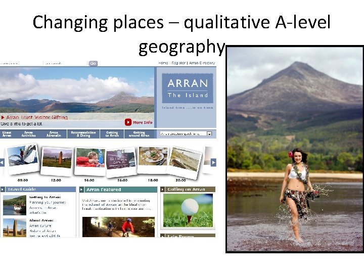 Changing places – qualitative A-level geography 