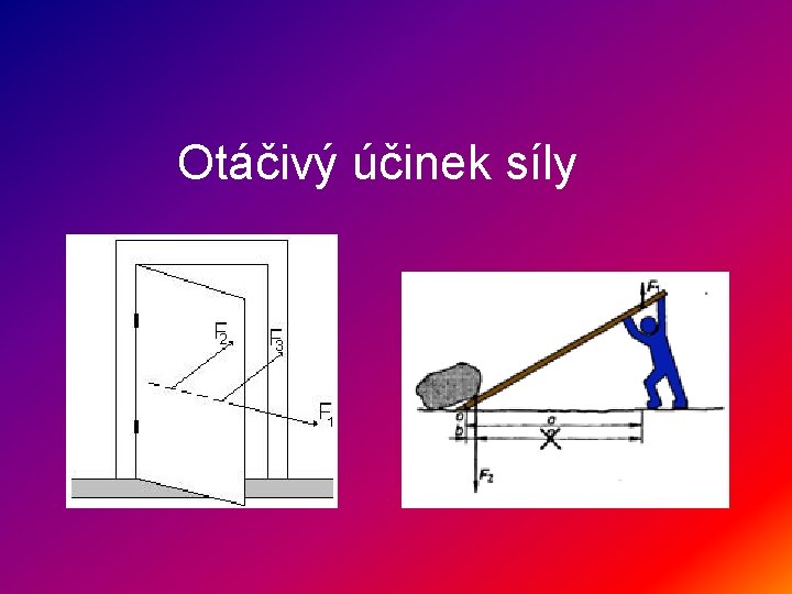 Otáčivý účinek síly 